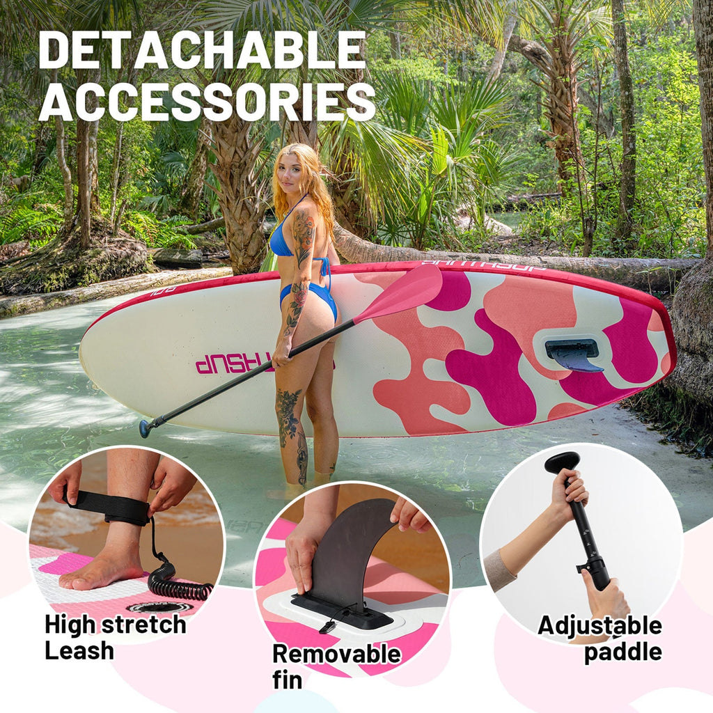 Santasup CORAL PINK inflatable  paddle board