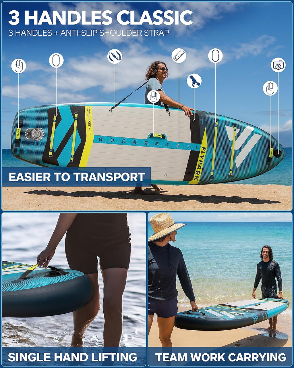 Extra Wide SUP Paddleboard Inflatable